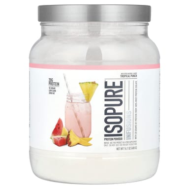 Протеиновый порошок Isopure Infusions Tropical Punch, 400 г