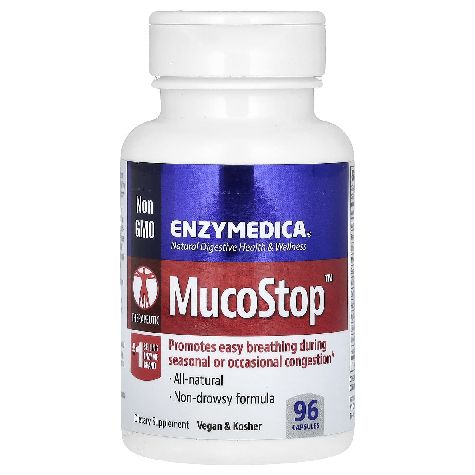 Комплекс MucoStop Enzymedica, 96 капсул