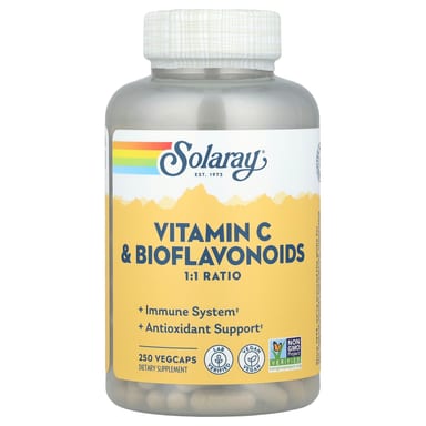 Витамин C Solaray & Bioflavonoids, 250 растительных капсул