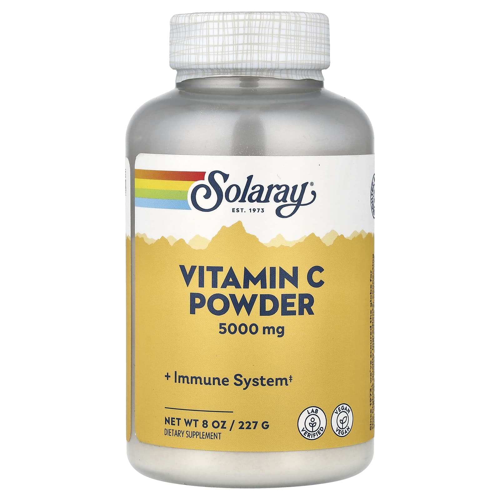 Витамин C Solaray Powder, 227 г, порошок