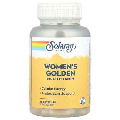 Мультивитамины Solaray Women's Golden, 90 капсул