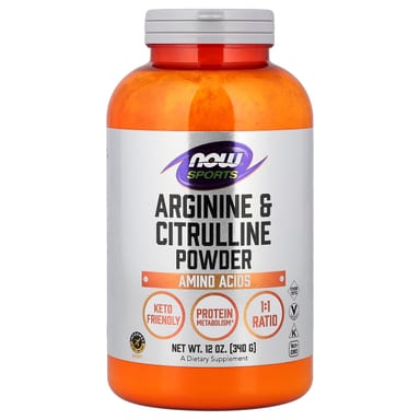 Порошок NOW Foods Sports Arginine & Citrulline, 340 г
