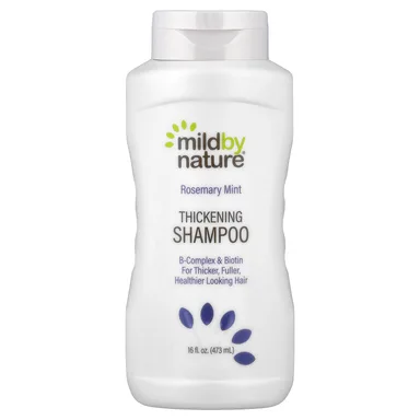 Фото товара: Комплекс витаминов B Mild By Nature Thickening Shampoo B-Complex & Biotin Rosemary Mint, 473 мл
