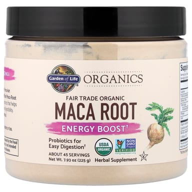 Мака Garden of Life Organics Fair Trade Organic Root Energy Boost, 225 г