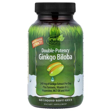Гинкго билоба Irwin Naturals, 60 мягких капсул