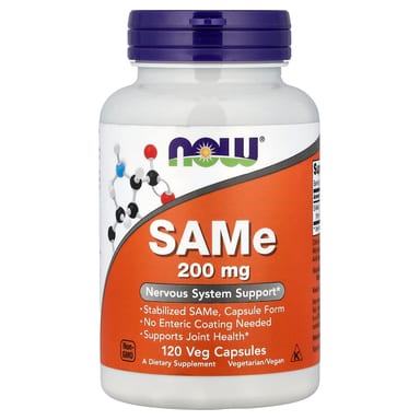 SAMe NOW Foods SAMe, 200 мг, 120 растительных капсул