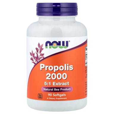 Прополис NOW Foods 2000 5:1 Extract, 400 мг, 90 мягких капсул