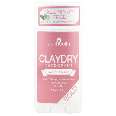 Дезодорант Zion Health Bold ClayDry Sweet Amber, 80 г