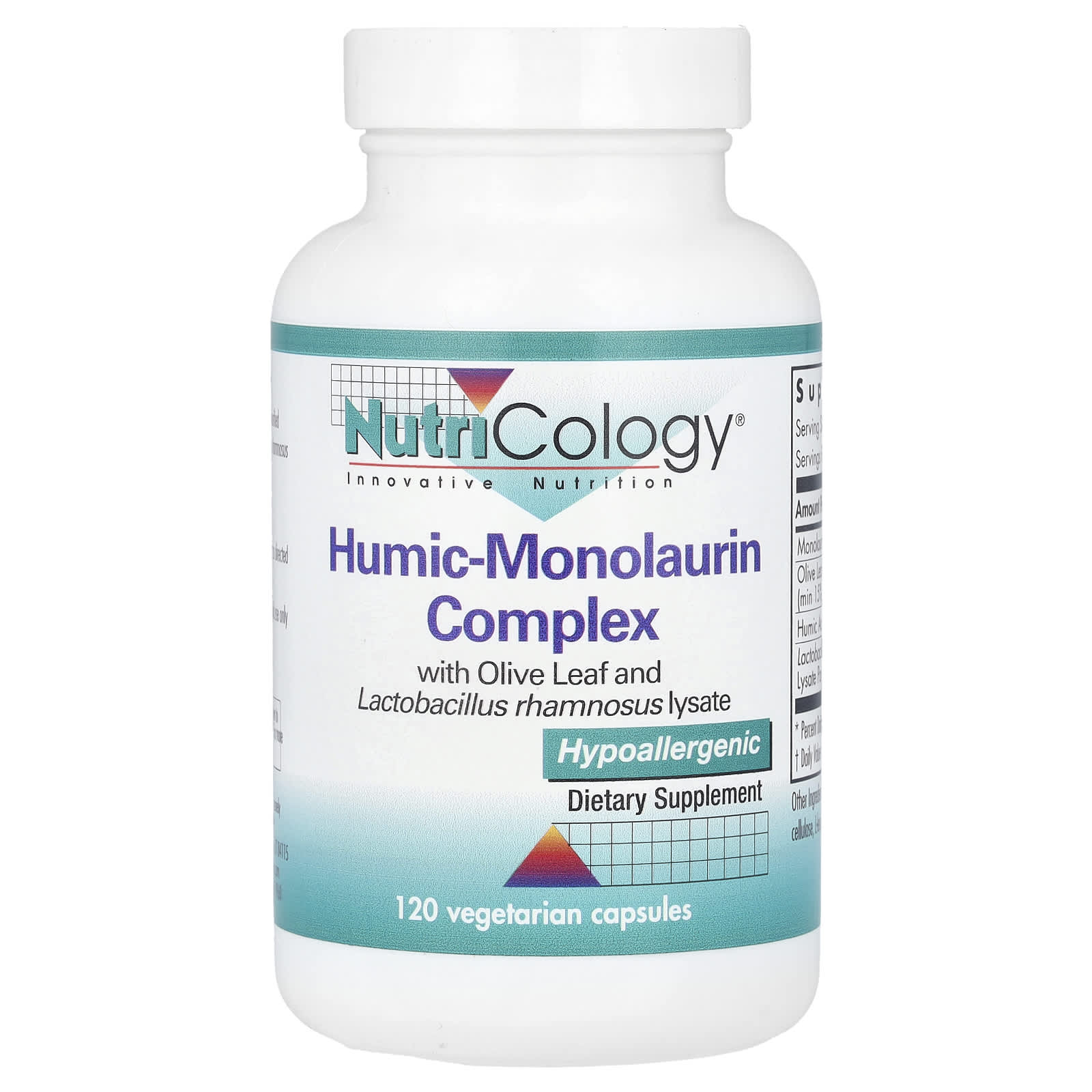 Комплекс Nutricology Humic-Monolaurin, 120 растительных капсул