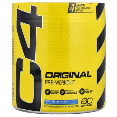 Предтренировочный комплекс C4 / Cellucor C4® Original Icy Blue Razz, 360 г