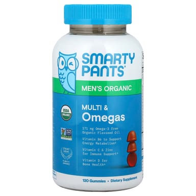 Жевательные витамины SmartyPants, 120 жевательных, малина, лайм, виноград