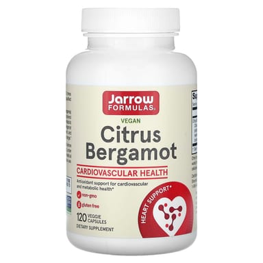 Цитрусовый бергамот Jarrow Formulas, 120 вегетарианских капсул по 500 мг