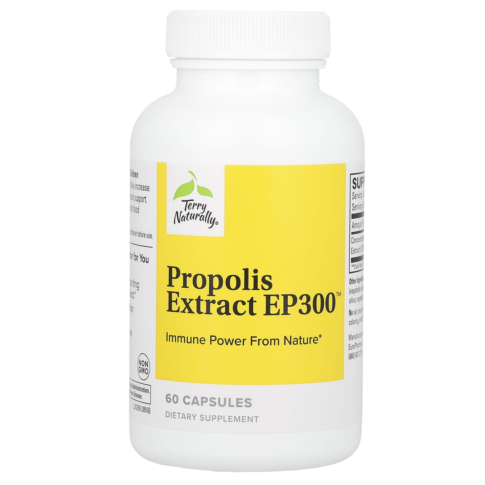 Прополис Terry Naturally Extract EP300, 200 мг, 60 капсул