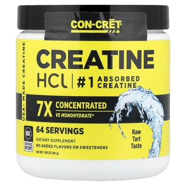 Креатин Con-Cret HCl Raw Tart, 48 г