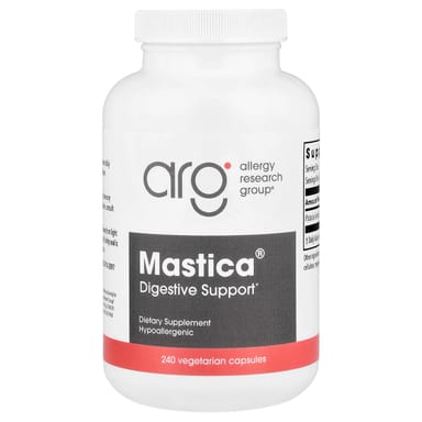 Поддержка пищеварения Allergy Research Group Mastica® Digestive, 0.5 г, 240 растительных капсул