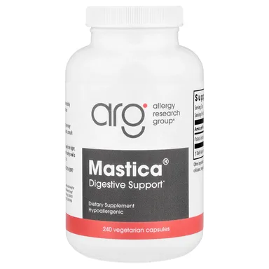 Фото товара: Поддержка пищеварения Allergy Research Group Mastica® Digestive, 0.5 г, 240 растительных капсул
