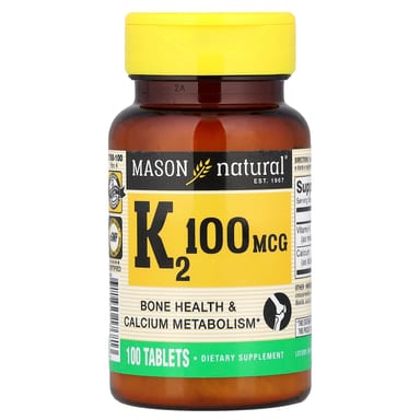 Витамин K2 Mason Natural, 100 таблеток