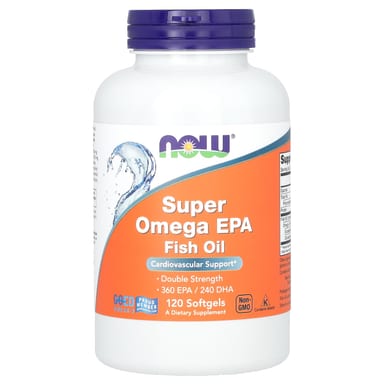 Рыбий жир NOW Foods Super Omega EPA, 120 мягких капсул