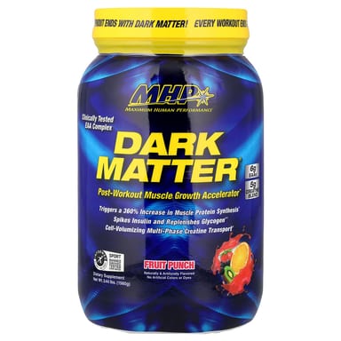 Восстановление после тренировки MHP Dark Matter® Post-Workout Muscle Growth Accelerator, вкус Fruit Punch, 560 г
