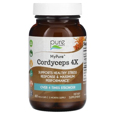 Кордицепс Pure Essence MyPure 4X, оттенок 60 Vegi-Caps