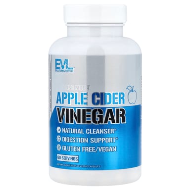 Яблочный уксус EVLution Nutrition Cleanse Mode®, вкус Apple Cider Vinegar, 60 растительных капсул