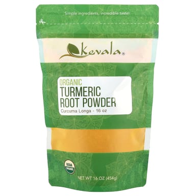 Куркума Kevala Organic Root Powder, 454 г, порошок