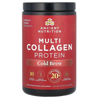 Фото товара: Коллагеновый протеин Ancient Nutrition Multi Cold Brew, 496 г