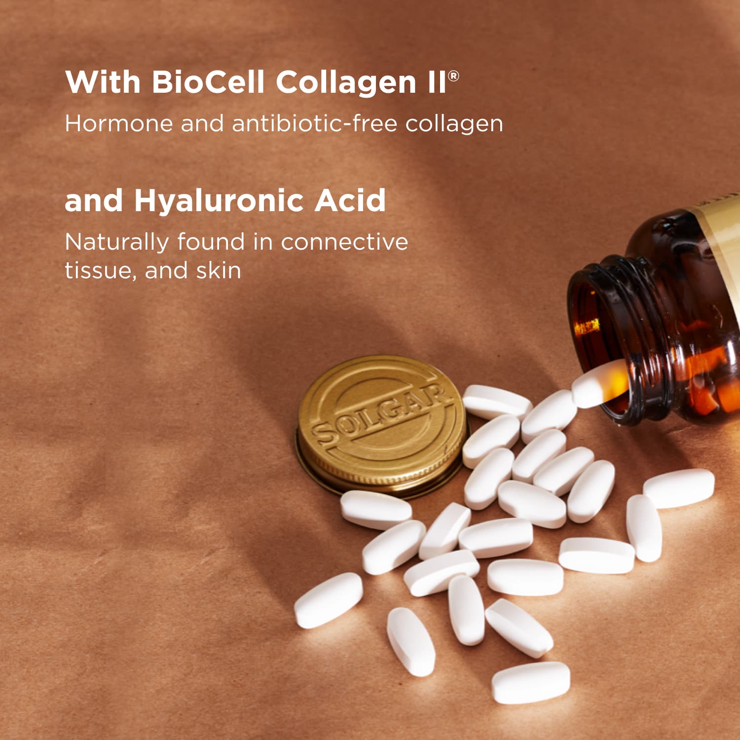 Гиалуроновая кислота Solgar Glucosamine Chondroitin MSM, 60 таблеток — фото 5