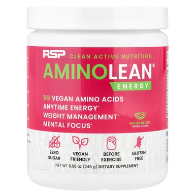 Фото товара: Энергетик RSP Nutrition, 246 г (8.68 oz) арбуз