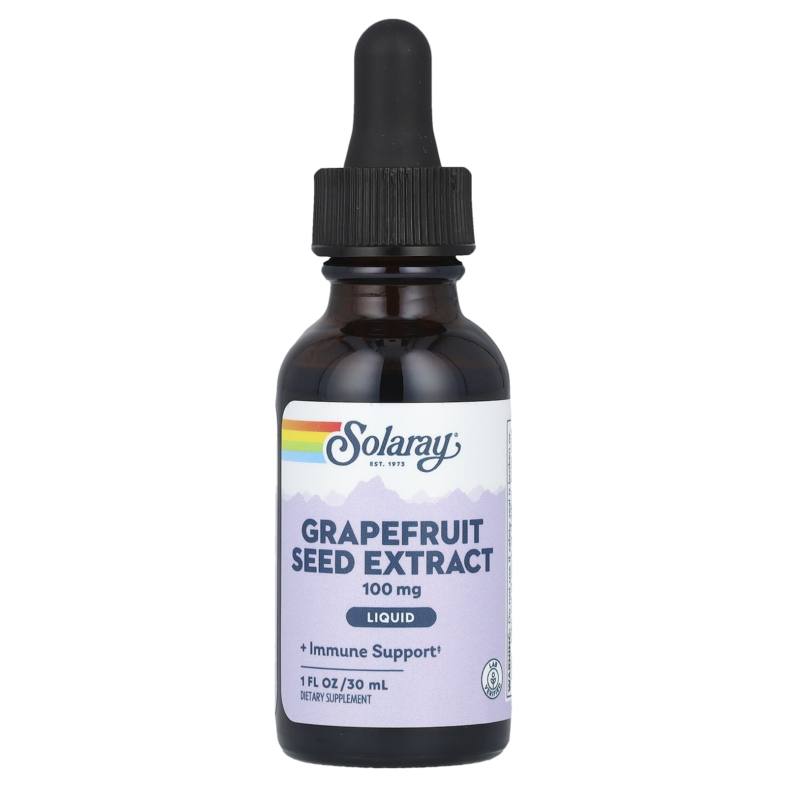 Экстракт семян грейпфрута Solaray, вкус Grapefruit Seed Extract Liquid, 100 мг, 30 мл, жидкая форма