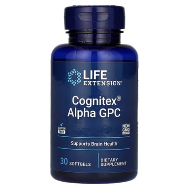 Альфа-GPC Life Extension Cognitex, 30 мягких капсул