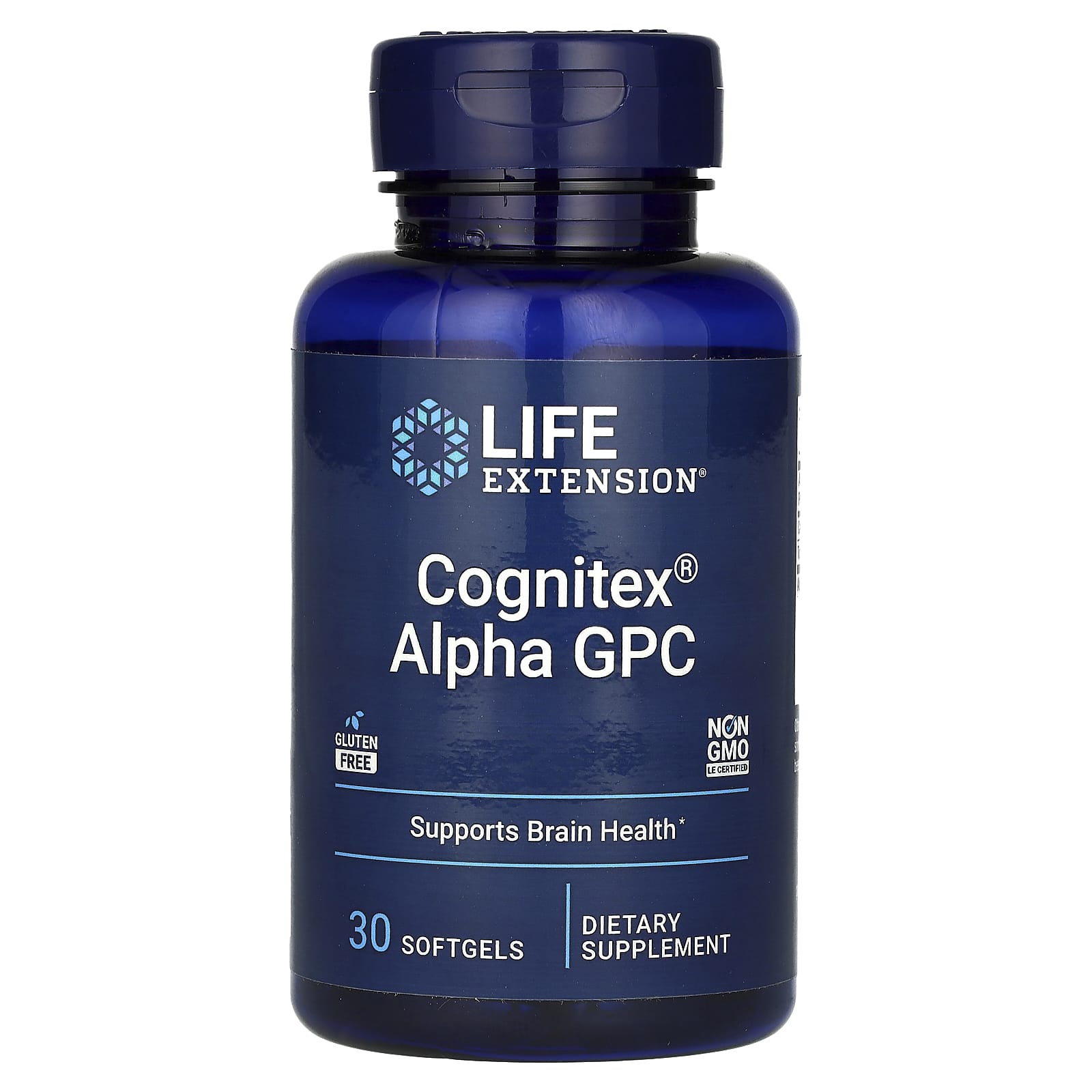Альфа-GPC Life Extension Cognitex, 30 мягких капсул