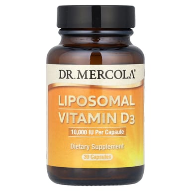 Витамин D3 Dr. Mercola Liposomal, 250 мкг (10000 МЕ), 30 капсул