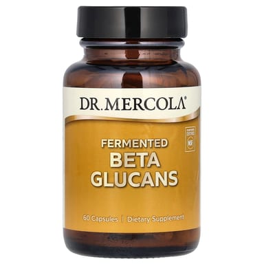 Бета-глюканы Dr. Mercola Fermented, 60 капсул