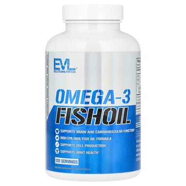 Рыбий жир EVLution Nutrition, 1000 мг, 120 мягких капсул