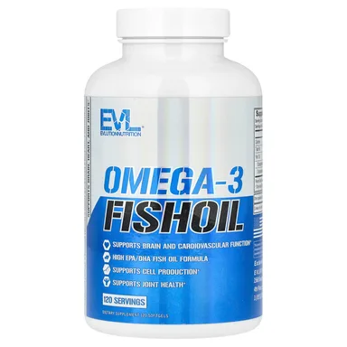 Фото товара: Рыбий жир EVLution Nutrition, 1000 мг, 120 мягких капсул