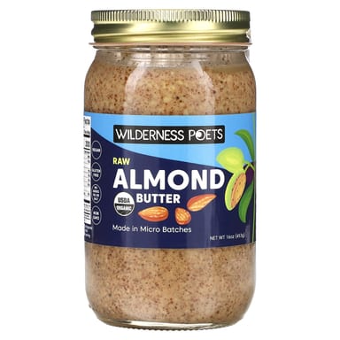 Миндальная паста Wilderness Poets Organic Raw, 453 г