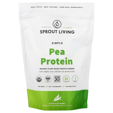 Гороховый протеин Sprout Living Simple, 454 г