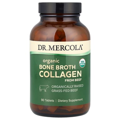 Коллаген Dr. Mercola Organic Bone Broth from Beef, 90 таблеток