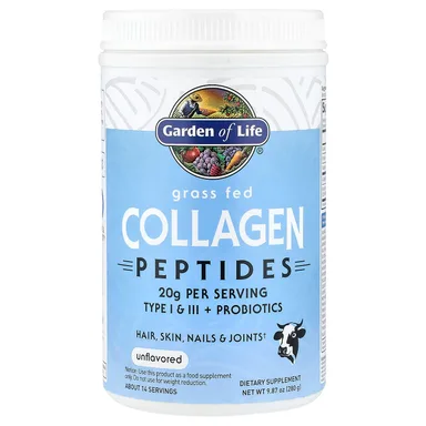 Фото товара: Коллаген Garden of Life Grass Fed Peptides, без вкуса, 280 г
