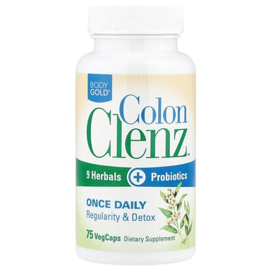Комплекс Colon Clenz BodyGold™, 75 растительных капсул