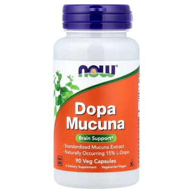 Допа Мукуна NOW Foods, 90 вегетарианских капсул