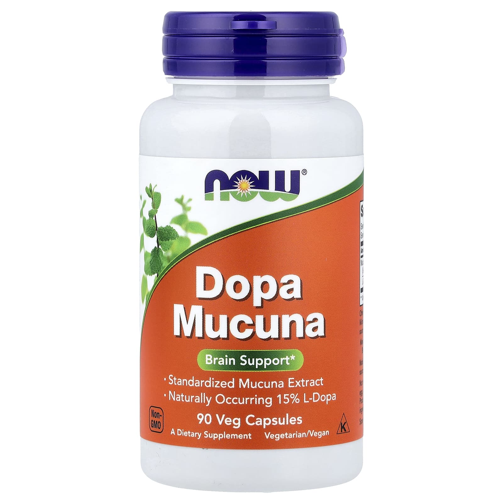 Допа Мукуна NOW Foods, 90 вегетарианских капсул