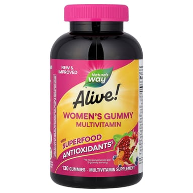 Мультивитамины Nature's Way Alive!® Women's Gummy, вкус Mixed Berry, 130 жевательных пастилок