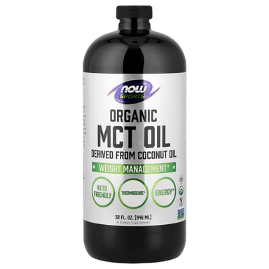 Масло NOW Foods Sports Organic MCT, 946 мл