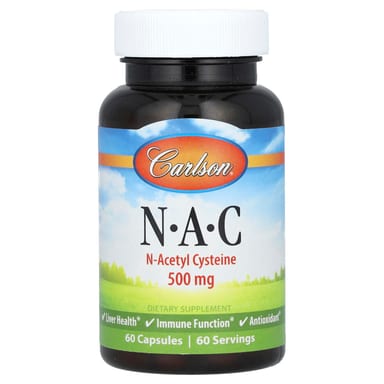 N-A-C Carlson, 500 мг, 60 капсул