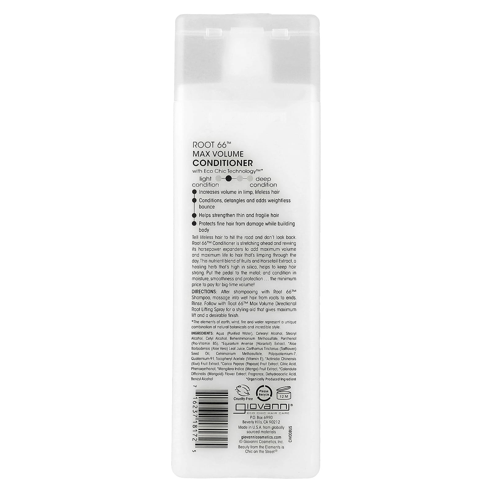 Кондиционер Giovanni Root 66™ Max Volume For Limp Lifeless Hair, 250 мл — фото 2