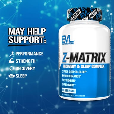 Комплекс EVLution Nutrition Z-Matrix® Recovery & Sleep, 240 капсул