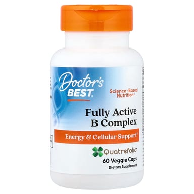 Комплекс витаминов B Doctor's Best Fully Active, 60 растительных капсул