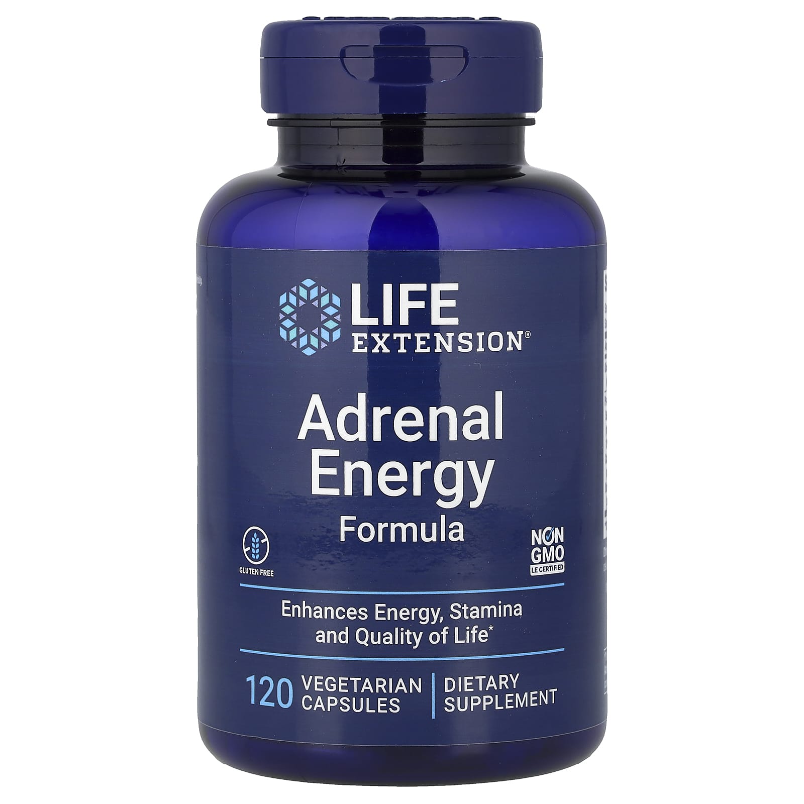 Комплекс Life Extension Adrenal Energy, 120 растительных капсул